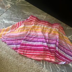 A cute warm color skirt